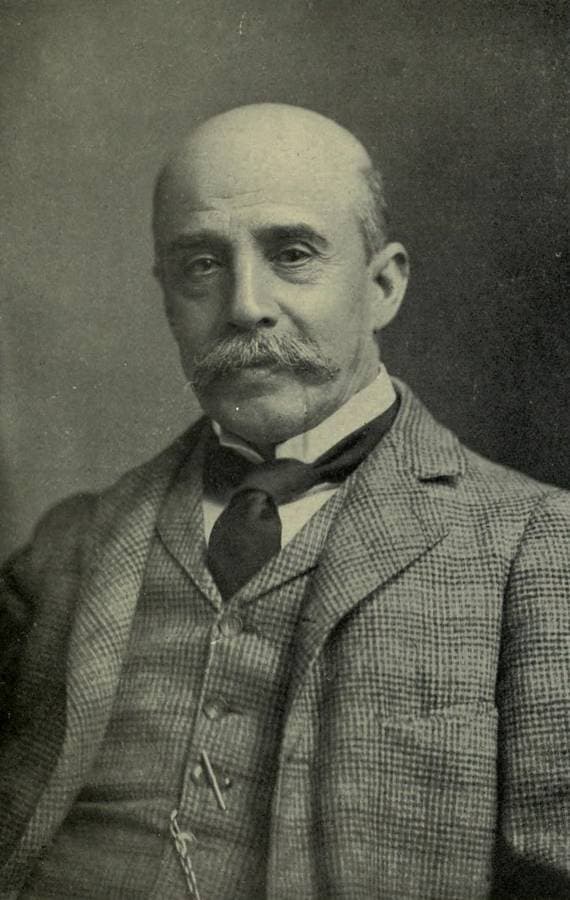 Portrait photographique en buste de l'explorateur Paul Belloni Du Chaillu.